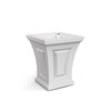 Mayne Cambridge 18 Tall Planter, White 4870-W